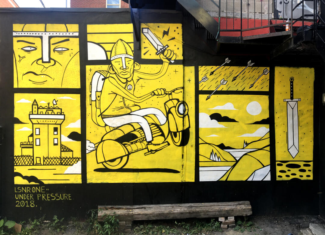 &quot;Le chevalier des temps modernes&quot;, Festival Under Pressure, 2018.